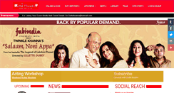 Desktop Screenshot of delhitheatre.com