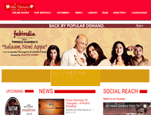 Tablet Screenshot of delhitheatre.com